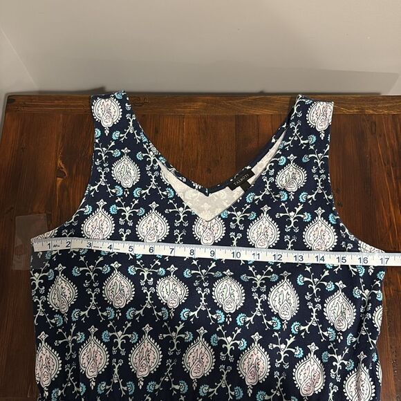TALBOTS BOHEMIAN FLORAL JERSEY MAXI DRESS SIZE S - Picture 8 of 10